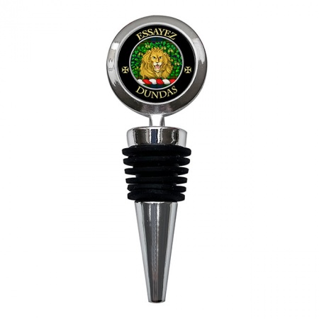 Dundas Scottish Clan Crest Bottle Stopper