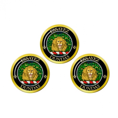 Dundas Scottish Clan Crest Golf Ball Markers