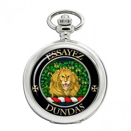 Dundas Scottish Clan Crest Pocket Watch