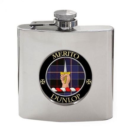 Dunlop Scottish Clan Crest Hip Flask