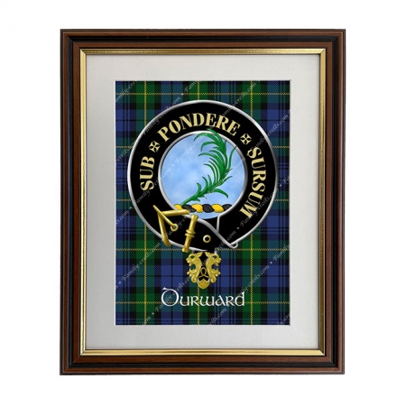 Durward Scottish Clan Crest Framed Print