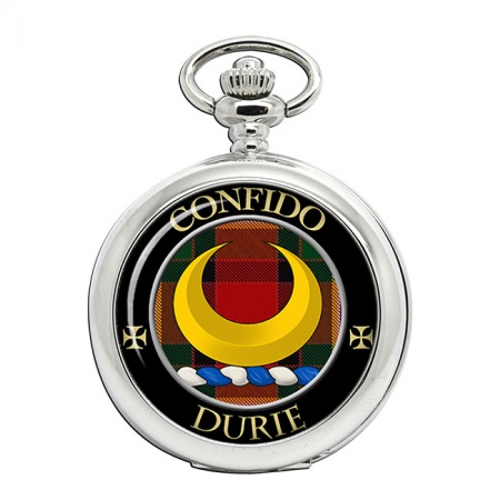 Durward Scottish Clan Crest Pocket Watch