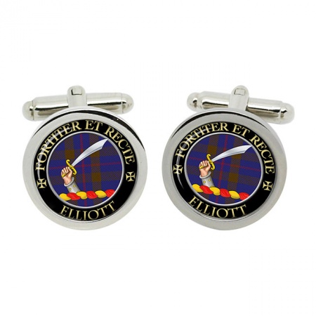 Elliott Scottish Clan Crest Cufflinks