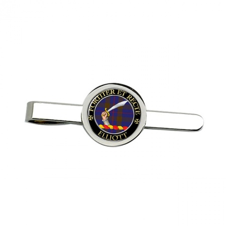 Elliott Scottish Clan Crest Tie Clip