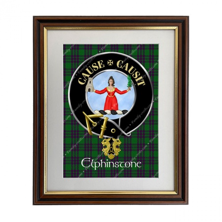 Elphinstone Scottish Clan Crest Framed Print