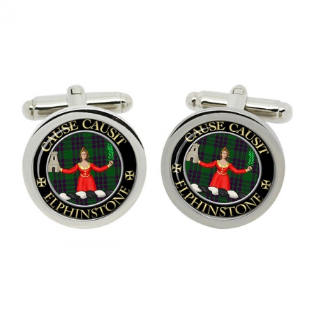 Elphinstone Scottish Clan Crest Cufflinks