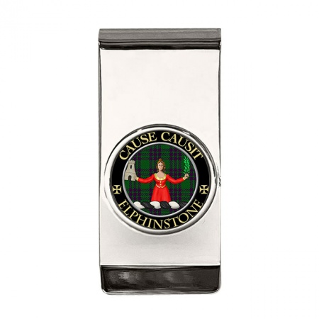 Elphinstone Scottish Clan Crest Money Clip