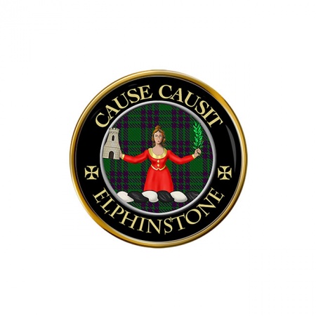 Elphinstone Scottish Clan Crest Pin Badge