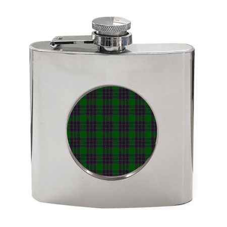 Elphinstone Scottish Tartan Hip Flask