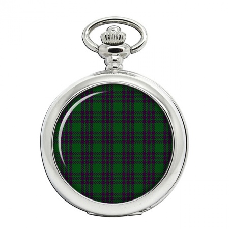 Elphinstone Scottish Tartan Pocket Watch