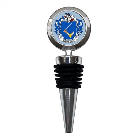 Eriksson (Sweden) Coat of Arms Bottle Stopper