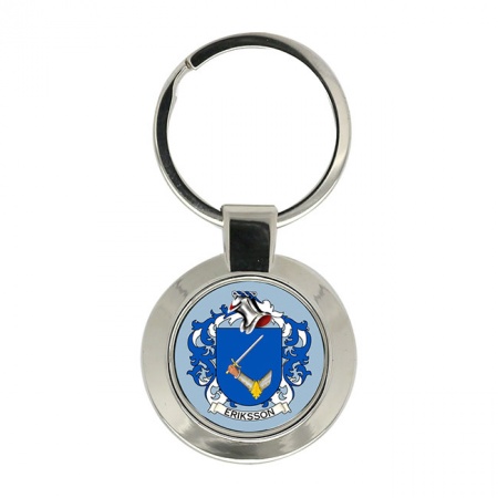 Eriksson (Sweden) Coat of Arms Key Ring