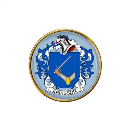 Eriksson (Sweden) Coat of Arms Pin Badge