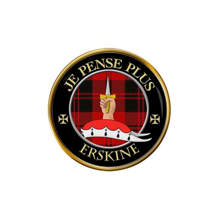 Erskine Scottish Clan Crest Pin Badge