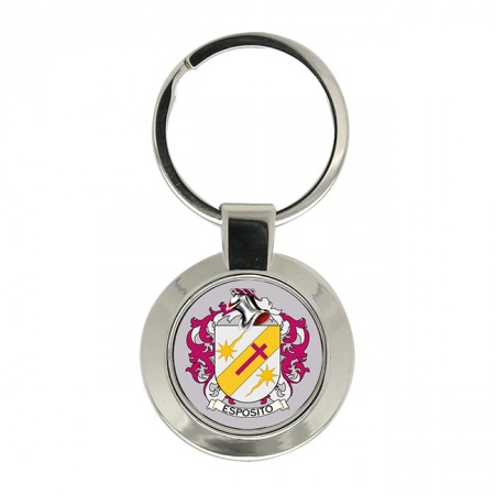 Esposito (Italy) Coat of Arms Key Ring