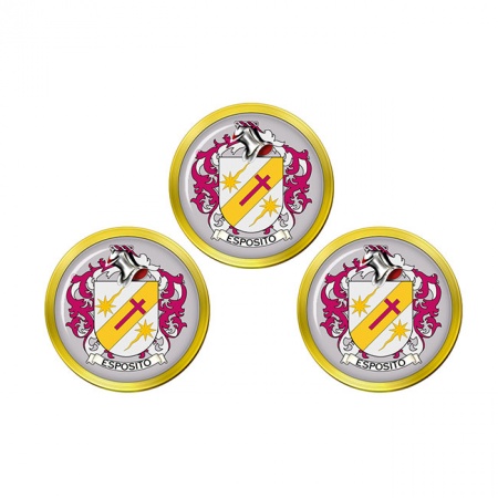 Esposito (Italy) Coat of Arms Golf Ball Markers