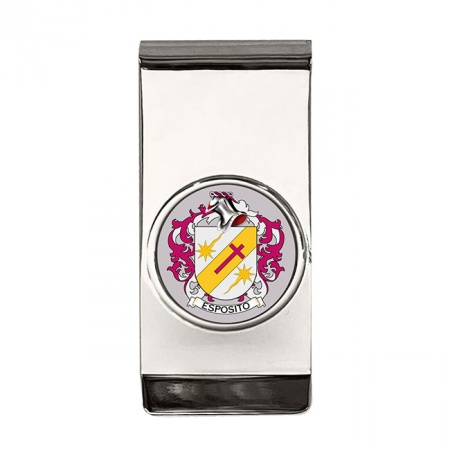 Esposito (Italy) Coat of Arms Money Clip