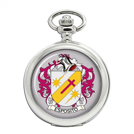 Esposito (Italy) Coat of Arms Pocket Watch