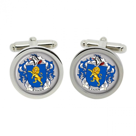 Evans (Wales) Coat of Arms Cufflinks