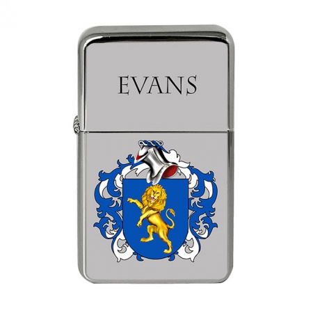Evans (Wales) Coat of Arms Flip Top Lighter