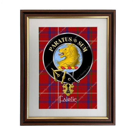 Fairlie Scottish Clan Crest Framed Print