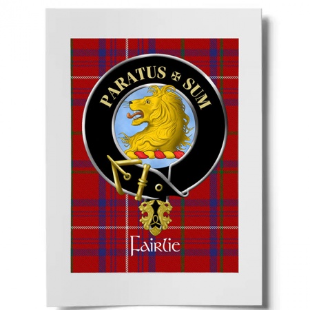 Fairlie Scottish Clan Crest Ready to Frame Print