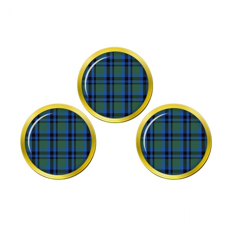 Falconer Scottish Tartan Golf Ball Markers