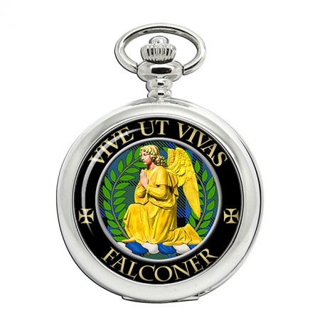 Falconer Scottish Clan Crest Pocket Watch