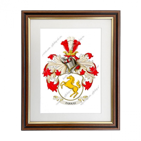 Farkas (Hungary) Coat of Arms Framed Print