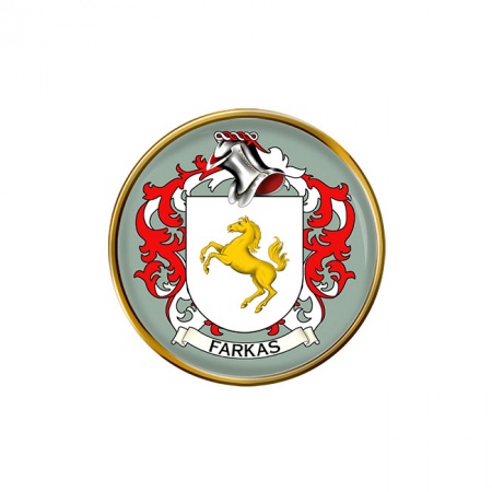 Farkas (Hungary) Coat of Arms Pin Badge
