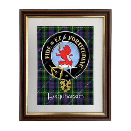 Farquharson Scottish Clan Crest Framed Print