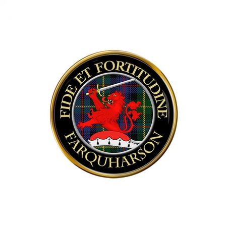 Farquharson Scottish Clan Crest Pin Badge