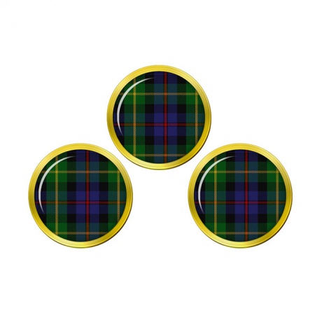 Farquharson Scottish Tartan Golf Ball Markers