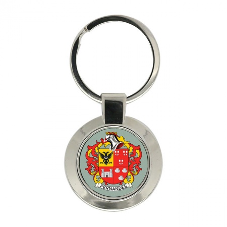 Fernandes (Portugal) Coat of Arms Key Ring