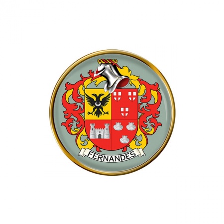 Fernandes (Portugal) Coat of Arms Pin Badge