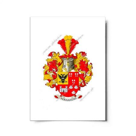 Fernandes (Portugal) Coat of Arms Print
