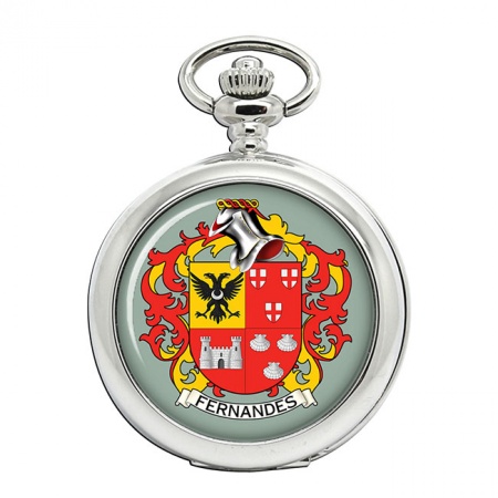 Fernandes (Portugal) Coat of Arms Pocket Watch