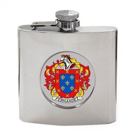 Fernandez (Spain) Coat of Arms Hip Flask