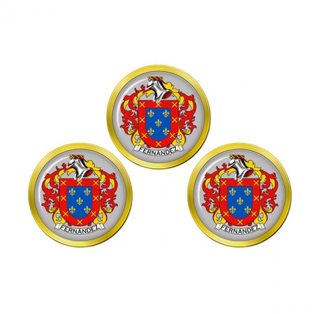 Fernandez (Spain) Coat of Arms Golf Ball Markers