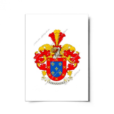 Fernandez (Spain) Coat of Arms Print