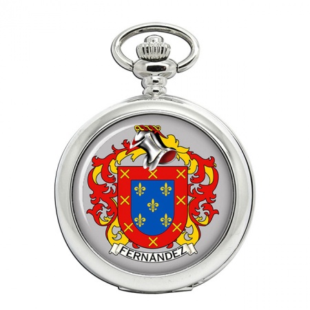 Fernandez (Spain) Coat of Arms Pocket Watch