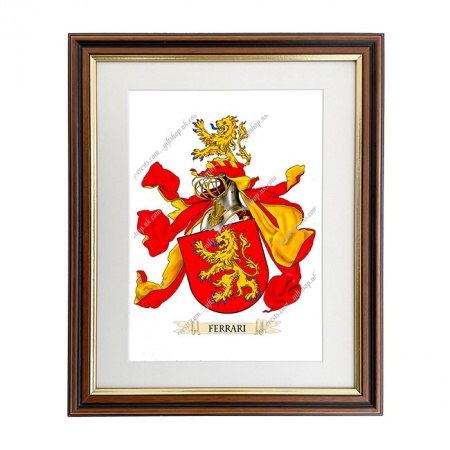 Ferrari (Italy) Coat of Arms Framed Print