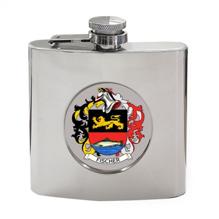 Fischer (Germany) Coat of Arms Hip Flask
