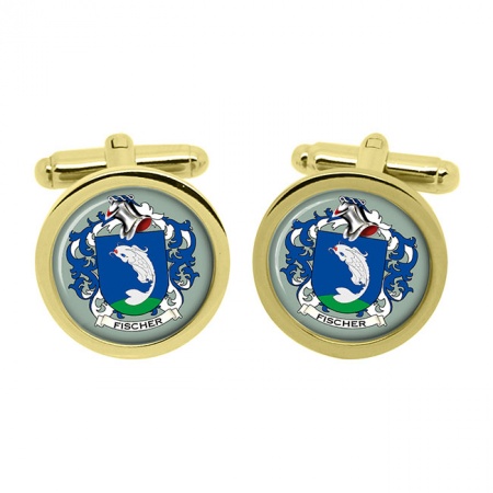 Fischer (Swiss) Coat of Arms Cufflinks