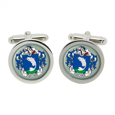 Fischer (Swiss) Coat of Arms Cufflinks