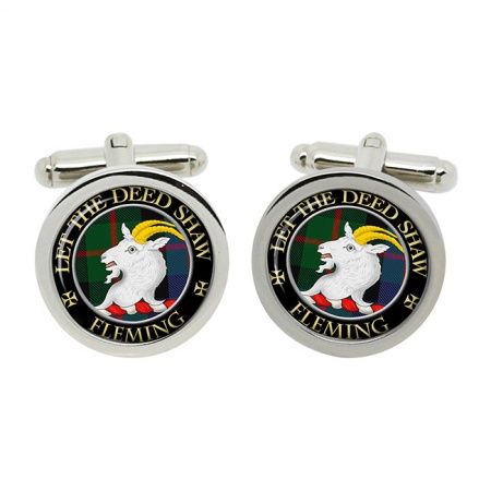 Fleming Scottish Clan Crest Cufflinks