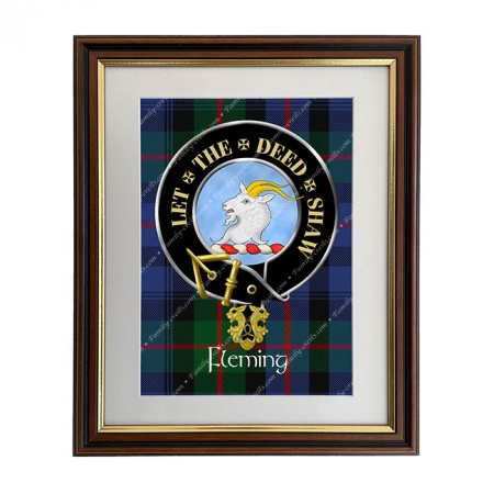 Fleming Scottish Clan Crest Framed Print