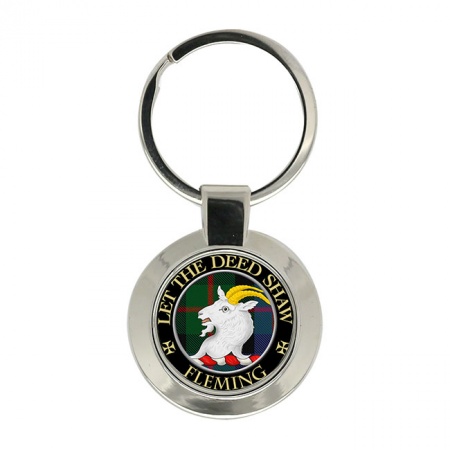 Fleming Scottish Clan Crest Key Ring