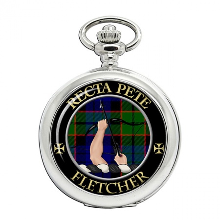 Fletcher of Dunans Scottish Clan Crest Pocket Watch