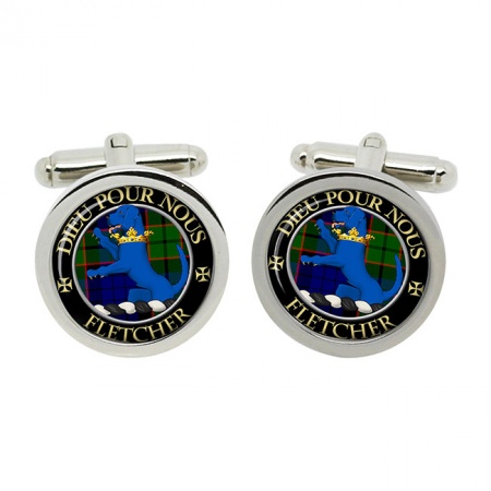 Fletcher of Saltoun Scottish Clan Crest Cufflinks